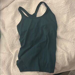 Lululemon Athletica Green Fitted Tank Top